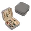 Compact Design Portable Jewelry Box Zipper Closure Jewelry Organizer  Female Organizer