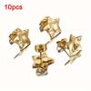 5 Paar Edelstahl Ohrbügel Langer Stift Post Haken Ohrstöpsel Verbinder Quaste DIY Schmuck Handgefertigte Ohrringe Zubehör Fundstücke