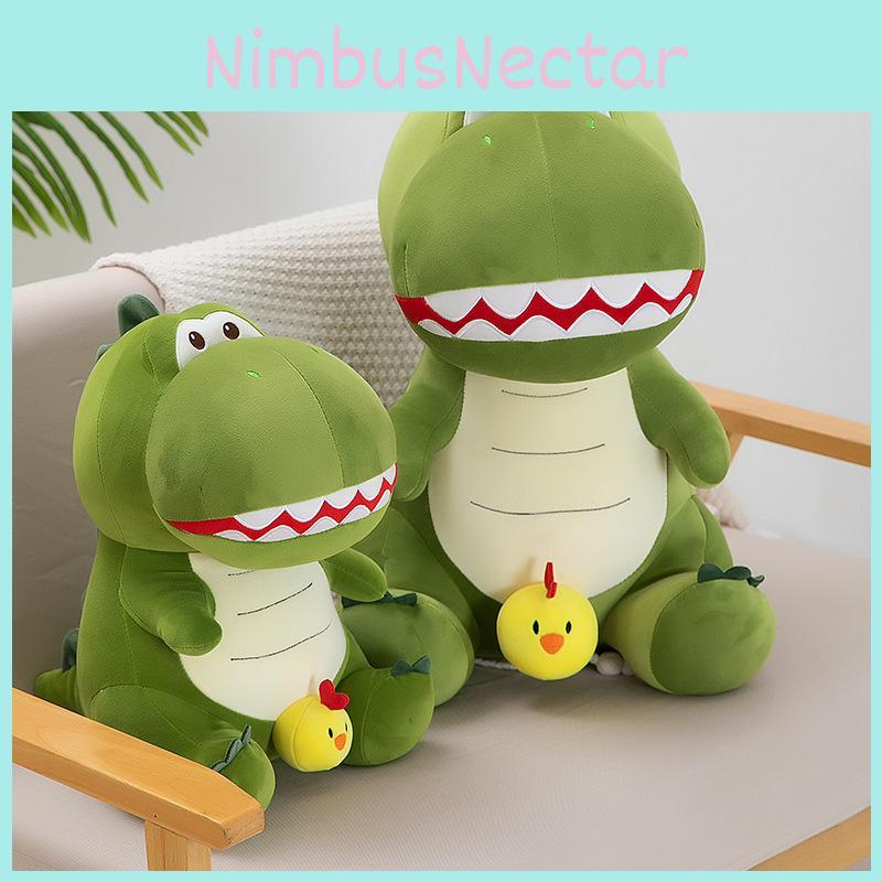 Chick Green Dinosaur Plush Toy Animal Stuffed Doll Room Decoration Gift Kids