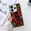 Black Panther Cool Animal Plating Phone Case For Xiaomi Redmi Note 14 15 Pro Plus 13 12 11 11S 11T 10 9S 9 5G Anti-Fall Airabag