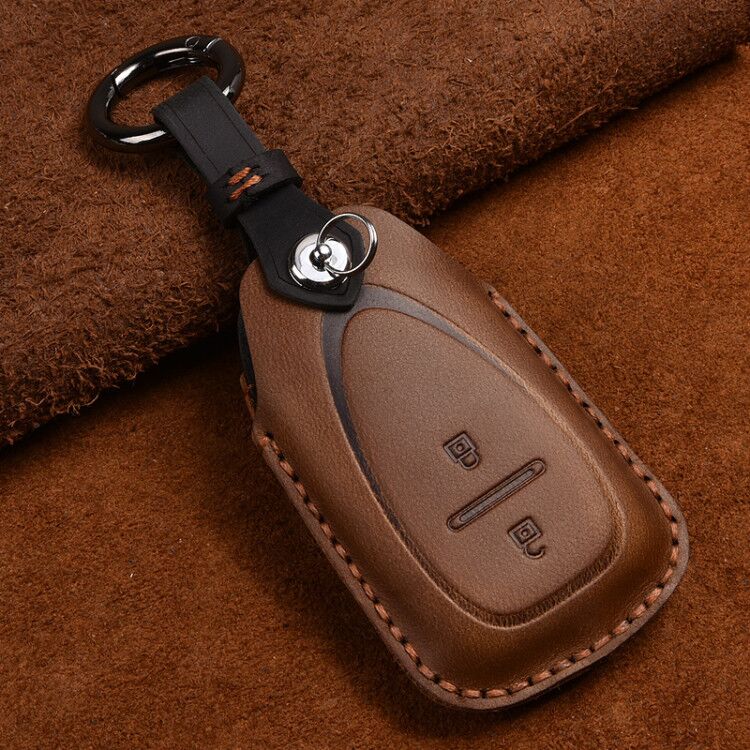 Leather Car Key Cover Case For Chevrolet Cruze Malibu Xl Trax Equinox 2 3 4 5 Button Remote Key Shell