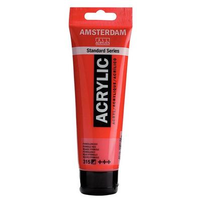 Acrylic Paint - ROYAL TALENS - AMSTERDAM - Pyrrole Red Royal - 120 Ml - Quick Drying