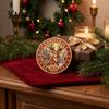 Einzigartige Weihnachtsstrumpffüller 2026 Münze, Feiertags-Gedenkstück mit geprägten bunten Reliefkunstmünzen Weihnachtsmann/Lebkuchenmann/Schneemann/Elch