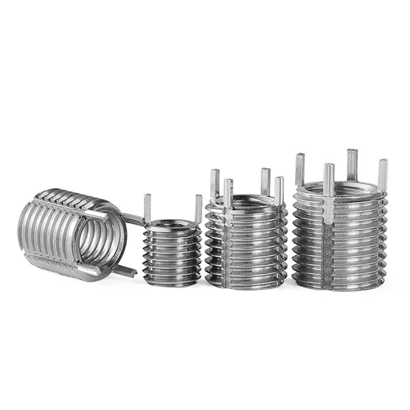 303 Stainless Steel M2x M4 ~ M12x M160 Threaded Repair Insert Bushing with Plug Leg Screw Sleeve Nuts