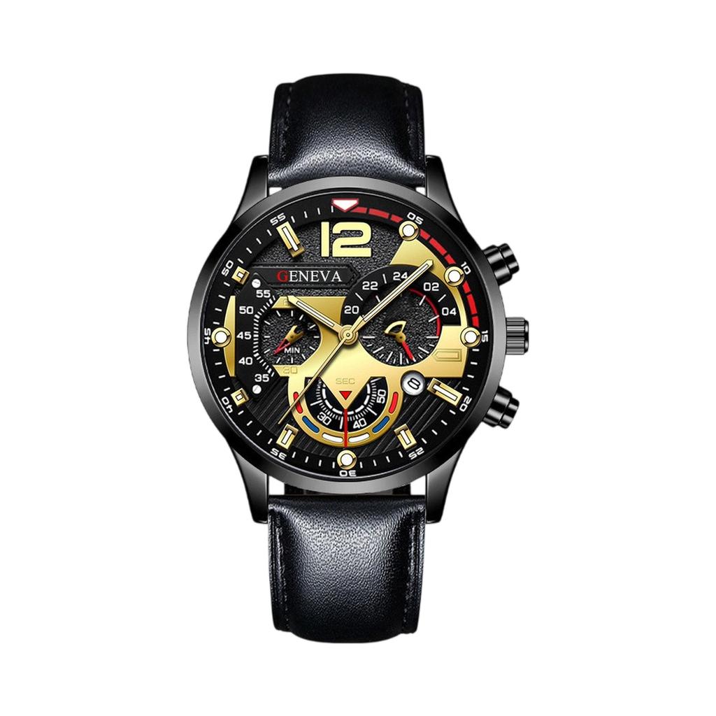 Men's Waterproof Luminous Running Alarm Clock Watch