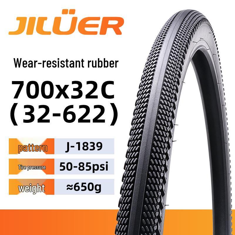 Black Cat Anti-slip Road Touring Bike Tire 700x25C To 38C Series