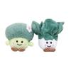 Adorable Plush Vegetable Keychain Soft Broccoli Pp Cotton Stuffed Toy Accessory