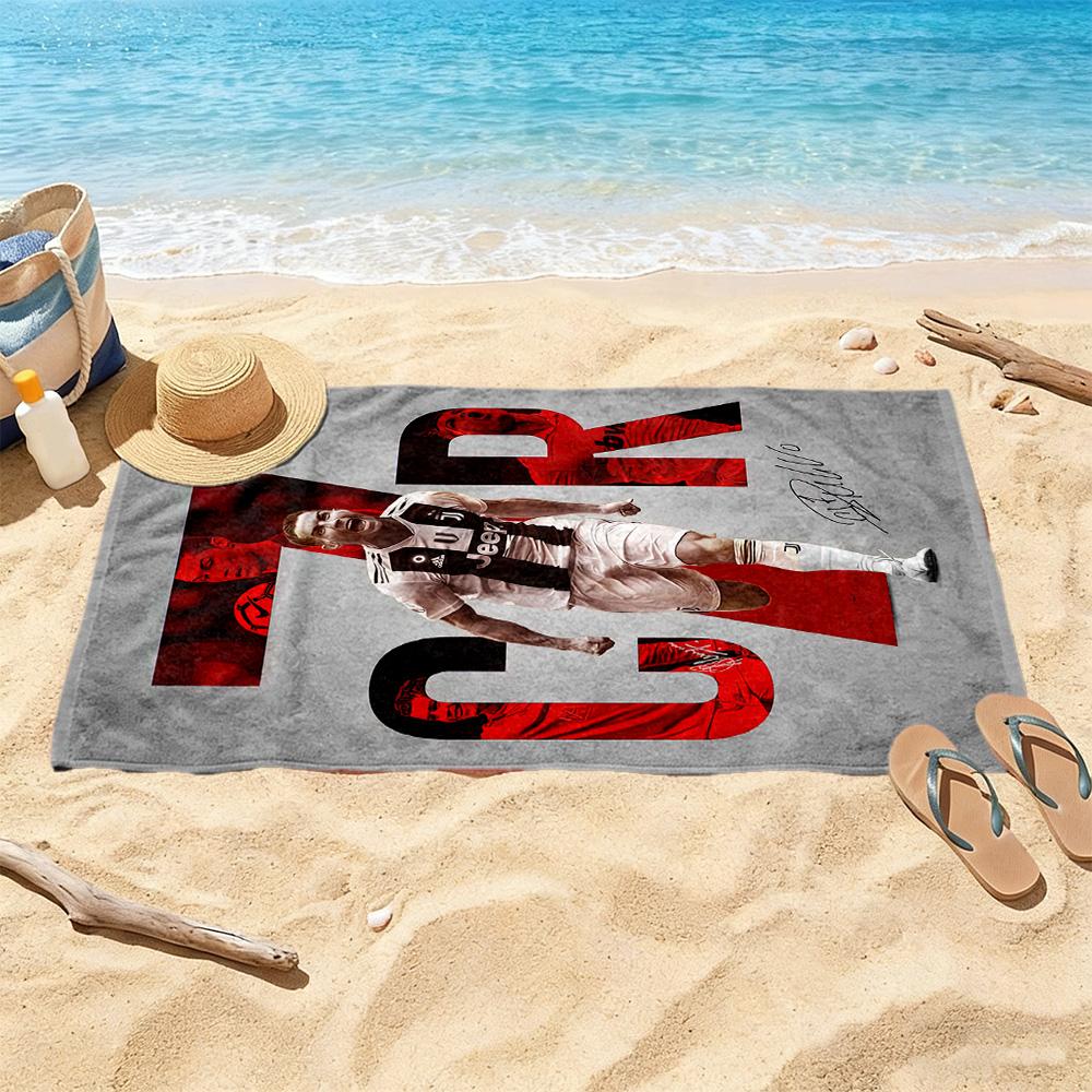 Cristiano Ronaldo Beach Towel High Absorbency Quickdry Comfortable Lightweight Portable For Swimmingbeachcamping Travel Beach Accessoriesgym