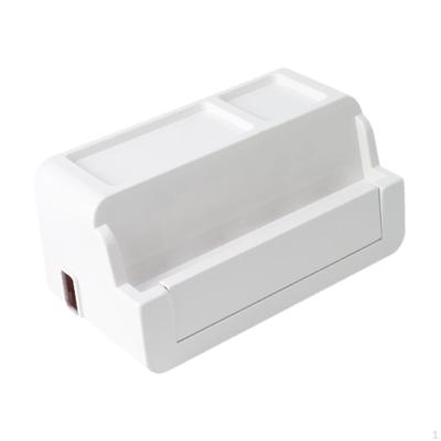 Power Strip Cover Box Surge Protector Holder with Hole Cable Management Desk Cord
