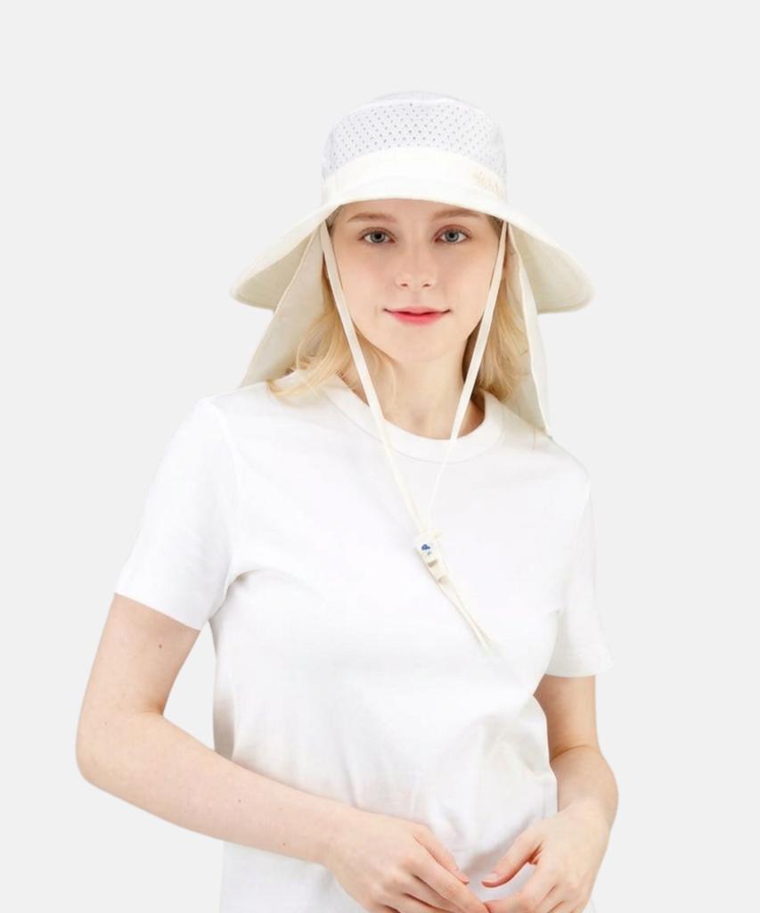 Sseongeulleideu Adult Uv Protection Flap-In Camping Hat Bucket Hat