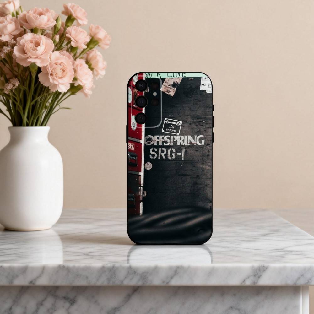 Punk T-The O-Offspring Band Phone Case For Samsung S25,S24,S21,S22,S23,S30,Ultra,S20,Plus,Others Soft Black Case