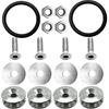 Universal Billet Bumper Trunk Quick Release Fastener Kit, Quick Release Trunk Front Rear Bumper Fasteners Fenders Holders Car Bumper Clips Kit