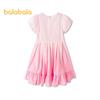 Balabala Girls' Sweet Puff Sleeve Summer Dress