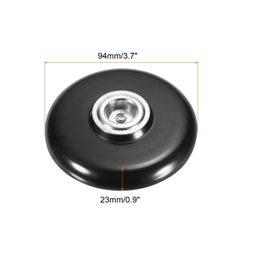 uxcell Cello Bass Lock Stop, Bass Round Endpin Stopper, Cello Anti-Slip Floor Stand Holder, Black/Silver, for Cello Non-Slip