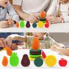 6pieces Sensory Stones For Kids Textured Pad Toy For Stress Relief And Attention Great For Classroom Teaching Purpose