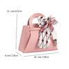10 Pieces Stylish Leather Packaging Box Leather Travel Bag Small Candy Bag PU Storage Box for Jewelry and Small Item