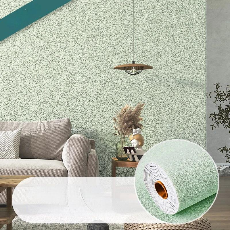 Thickened 3D Self Adhesive Wall Cover Bedroom Sticker Water-Repellent Home Decor Peel And Stick Solid Foam Wallpapers Stickers Muraux