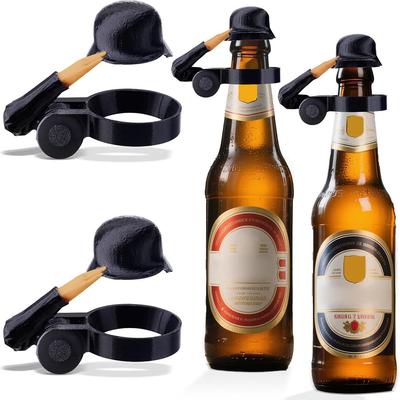 2 Stück Wiederverwendbarer Soldatengruß Bierhelm für Veteranen, Vatertag