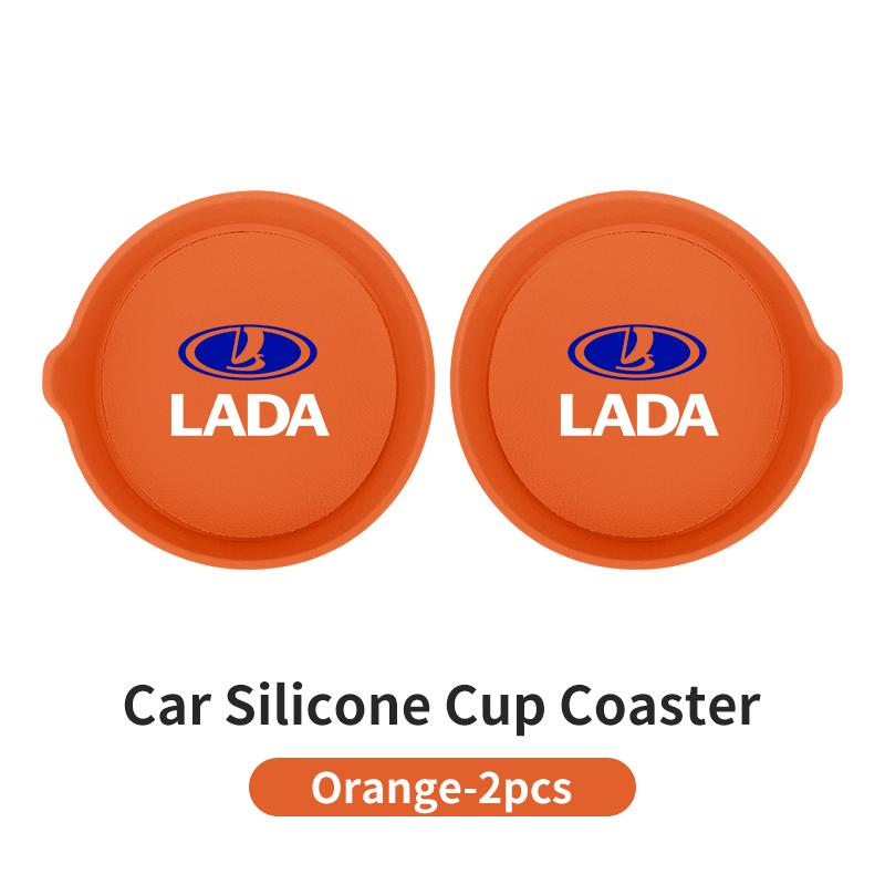 Handle-equipped silicone cup coaster For Lada Vesta Niva Samara Kalina Largus Priora Xray Granta ZZ1