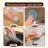 Bamboo Fiber Double-Sided Dishwashing Sponge & Scrub Brush - Kitchen Cleaning Scouring Pad & Magic Eraser.