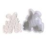 Rabbit Easter Letter Candle Silicone Mold Cute Rabbit Easter Gypsum Dropping Pendant Mold For Crafting Home Decor Diy Projects
