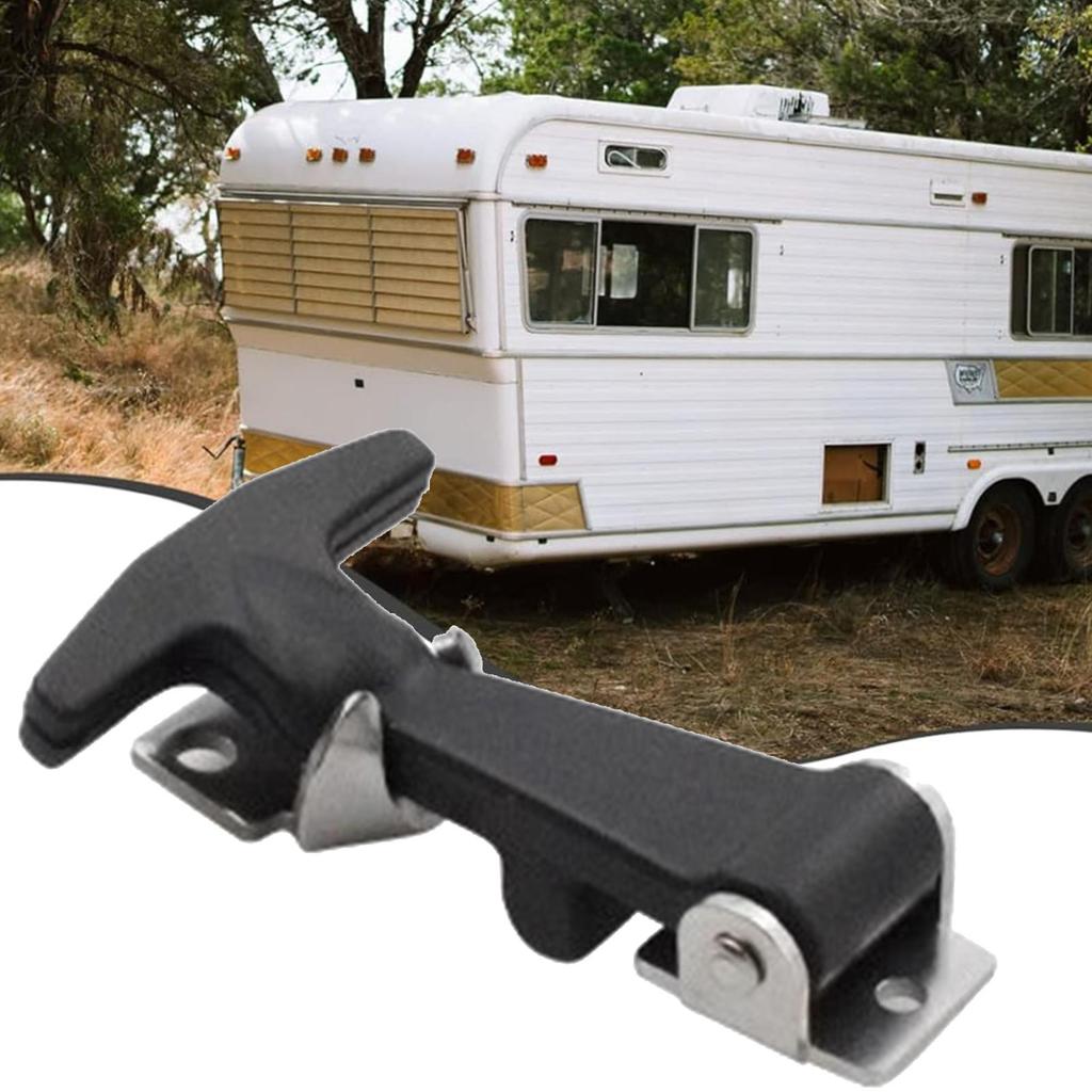 Rubber T Handle Latches 2Pcs Flexible Drawer Hood Latch for Cargo Boxes Trucks RVs Toolboxes Vehicle Storage Door Fasteners