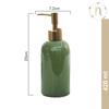 Ceramic Liquid Soap Dispenser for Bathroom (420 Ml) - Handwash Dispneser Bottle with Pump for Kitchen - Liquid Soap Dispenser for Wash Basin