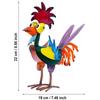 Yard Art Garden Rooster Statues Iron Cockerel Figurines Creative Chicken Sculpture  Lawn