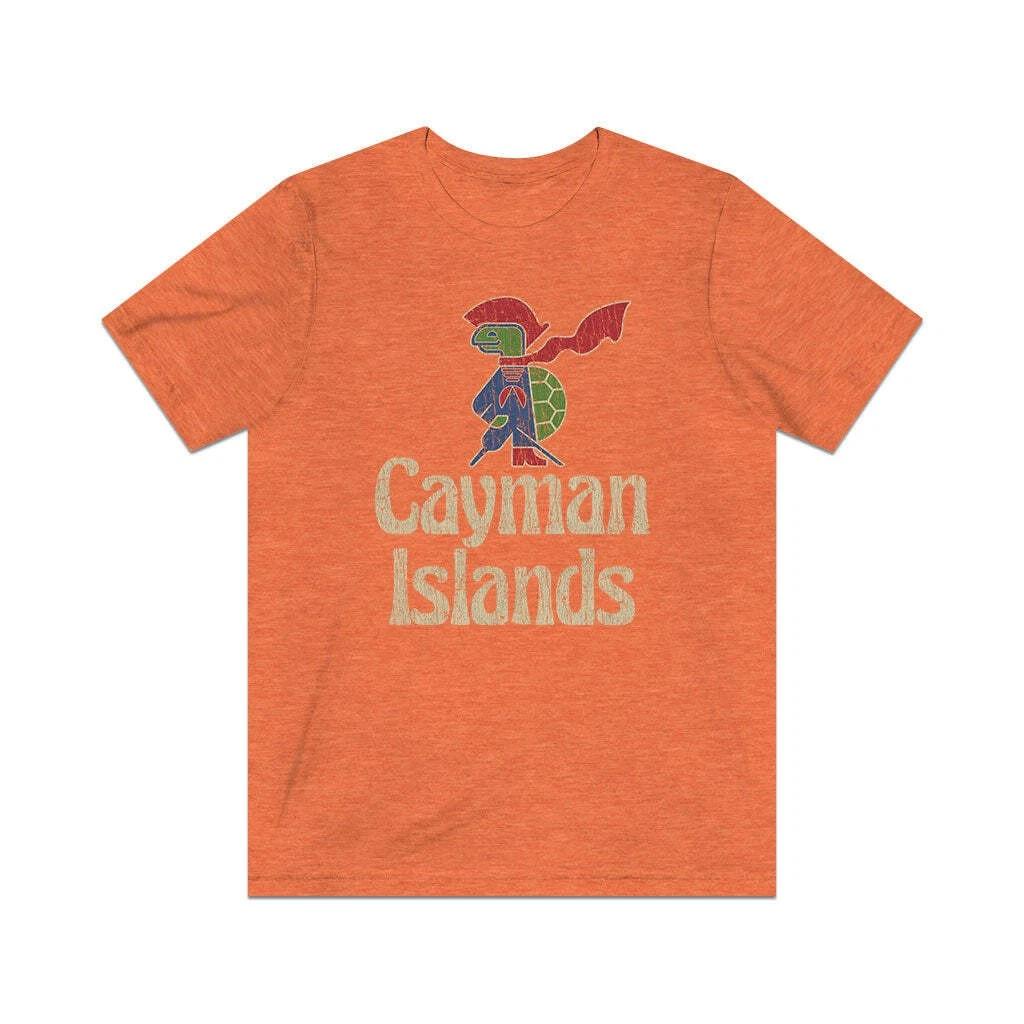 Sir Turtle of Cayman Islands 1963 Vintage Men s T shirt 2XL