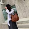 Women Vintage Shoulder Bag Designers Pu Leather Handbags Female Luxury Top-Handle Hobo Bags Premium Durable Quality