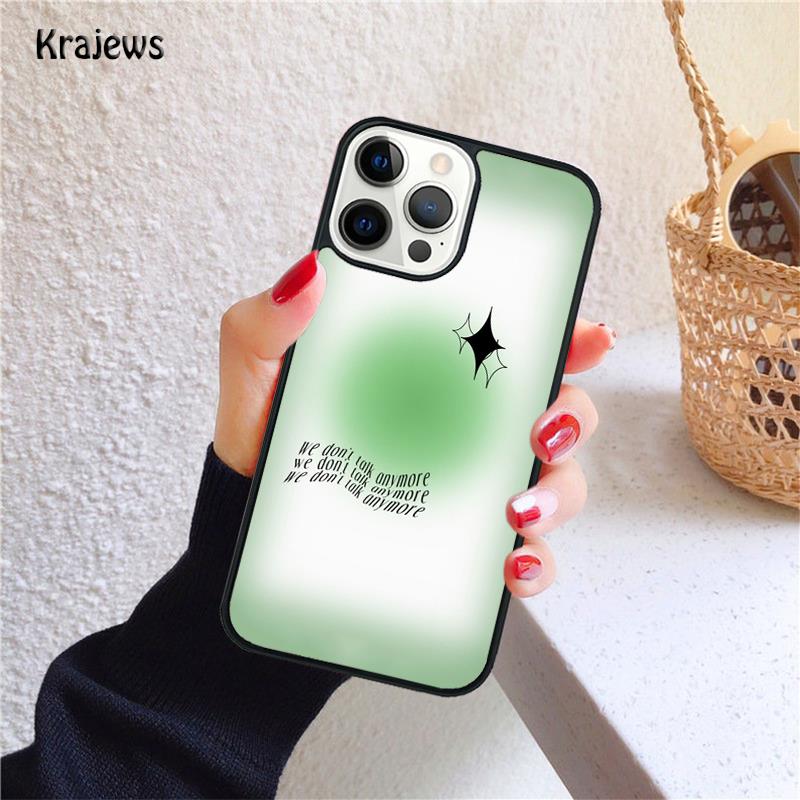 minimalist pastel goodvibes heart neon Soft Phone Case For iPhone 17 Air 16 15 14 Max Plus 11 12 13 Pro Max Phone Fundas