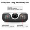 Car Compass Ornaments Decoration 3 In 1 Guide Ball For Auto Boat Vehicles Compass Thermometer Hygrometer Interior Accessories