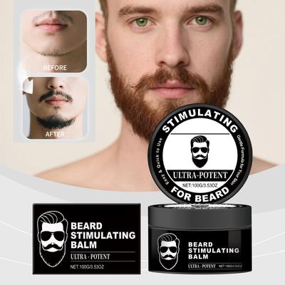 Bartpflegecreme für Männer gleicht Öl aus, pflegt sanft, macht den Bart weich, geschmeidig und erhält gesundes Wachstum. Bartcreme.