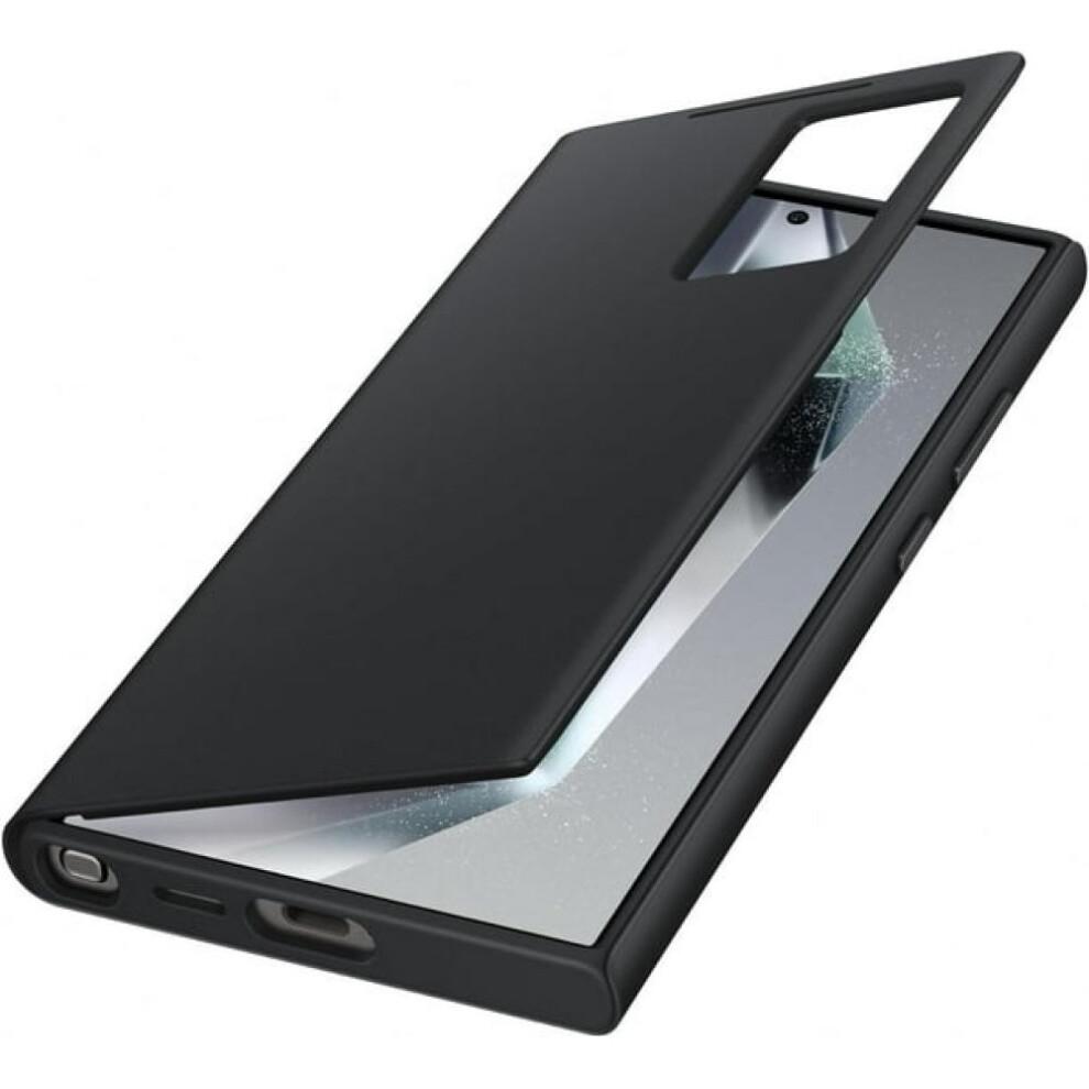 Custodia a portafoglio Smart View protettiva ufficiale per Galaxy S23 Ultra, Nera