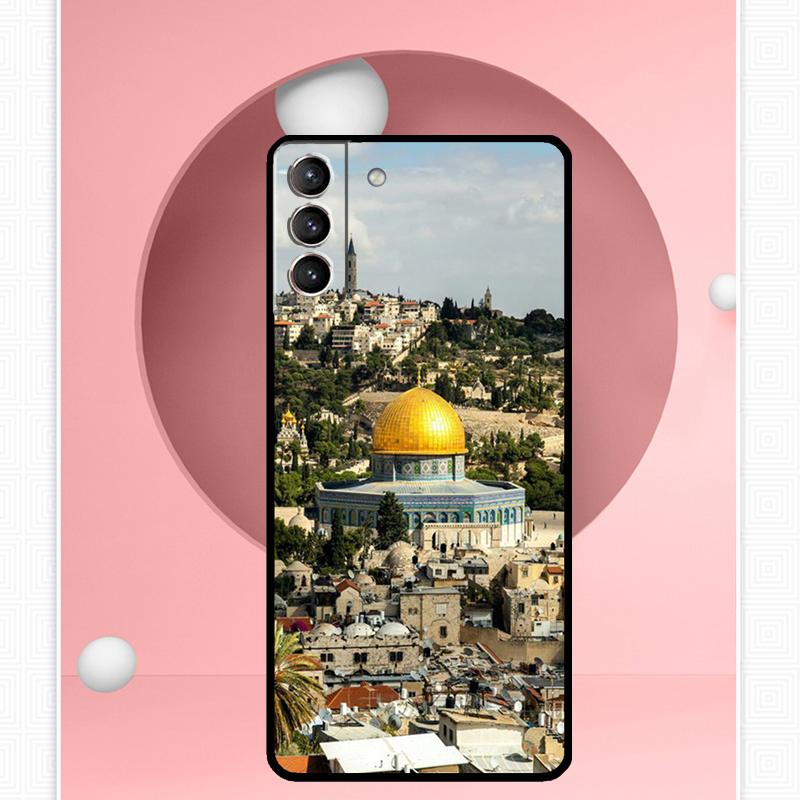 Jerusalem Dome of the Rock Case For Samsung Galaxy S25 Ultra S20 S21 S22 S23 S24 Ultra S9 S10 Plus S25 FE Cover Funda