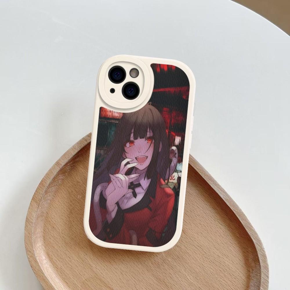 Japanese Anime Kakegurui Jabami Yumeko Phone Case Hard Leather For iPhone 16 13 12 Mini 11 14 Pro Max Xs X Xr 7 8 Plus Fundas