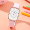 Simple And Skin-Friendly Silicone Belt Female Student Style High Value Summer Square Quartz Waterproof Watch