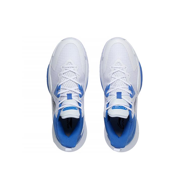 Li Ning Power Textile, Synthetic Leather, TPU Cushioning Slip Resistant Abrasion Resistant Coverage Support Mid top ABPS073-2