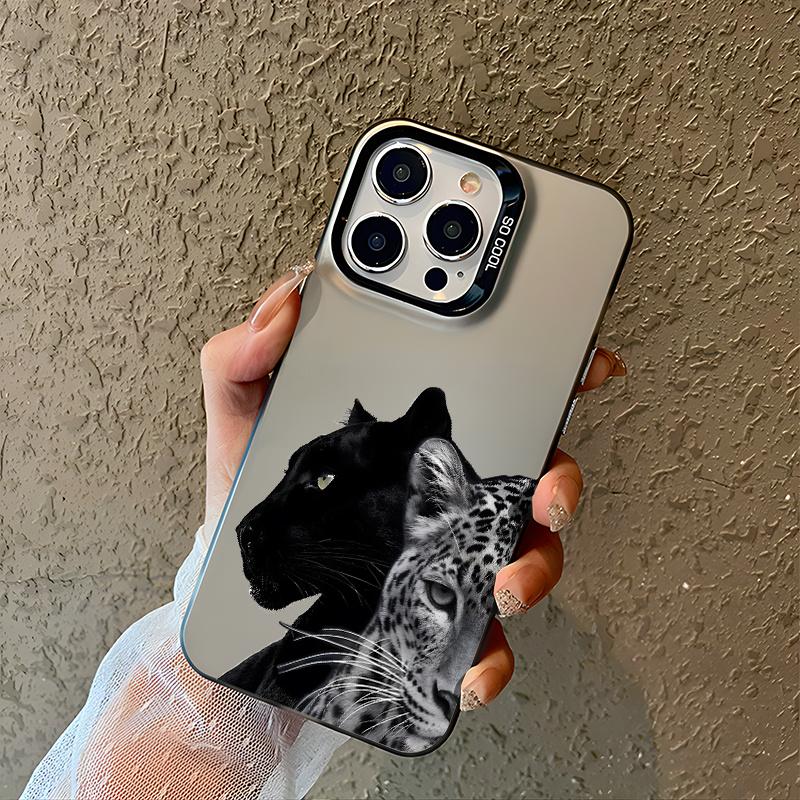 Cool Leopard Aesthetic Phone Case for iPhone 17, 16, 15, 14, 13, 12, 11 Pro/Max/Plus - Shockproof and Impact-Resistant