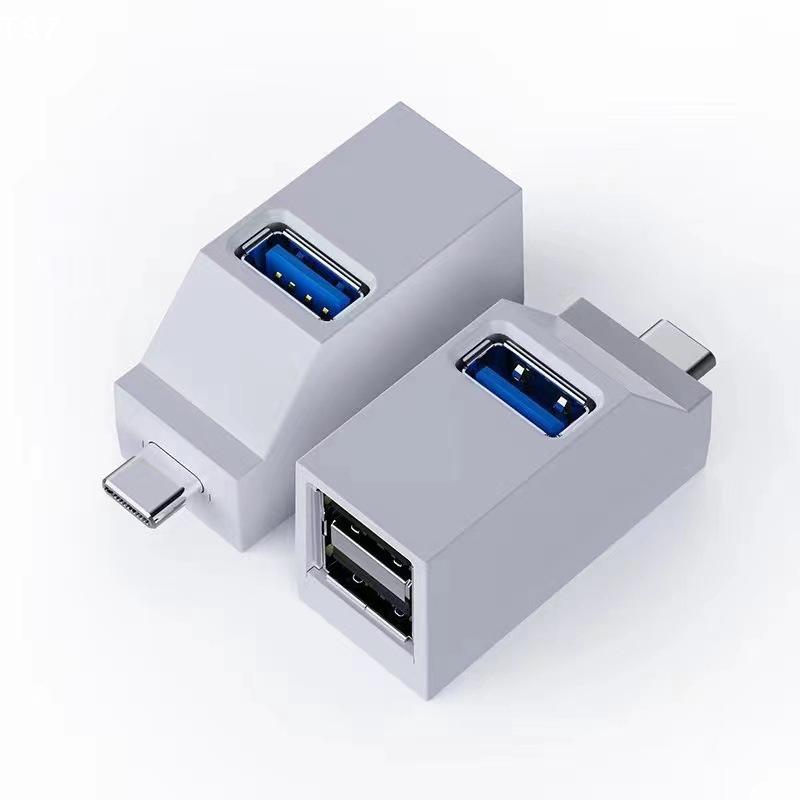 High Speed USB 3.0 HUB Adapter Extender Mini Splitter Box 3 Port Data Transfer USB Splitter Docking Station For PC Laptop Parts