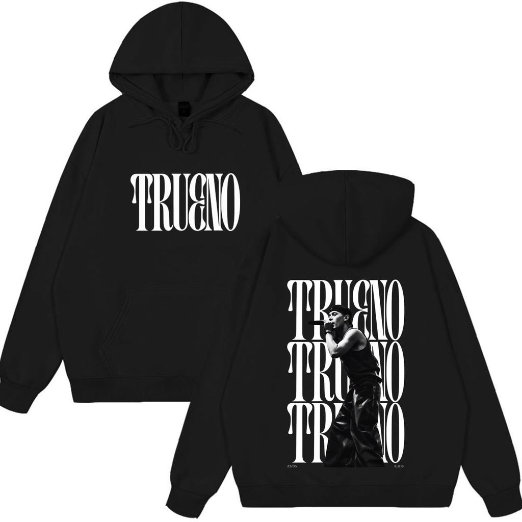Rapper Trueno Album Tour 2026 Graphic Print Hoodie Men Women Vintage Pullover Long Sleeves Casual Loose Gothic Punk Sweatshirts