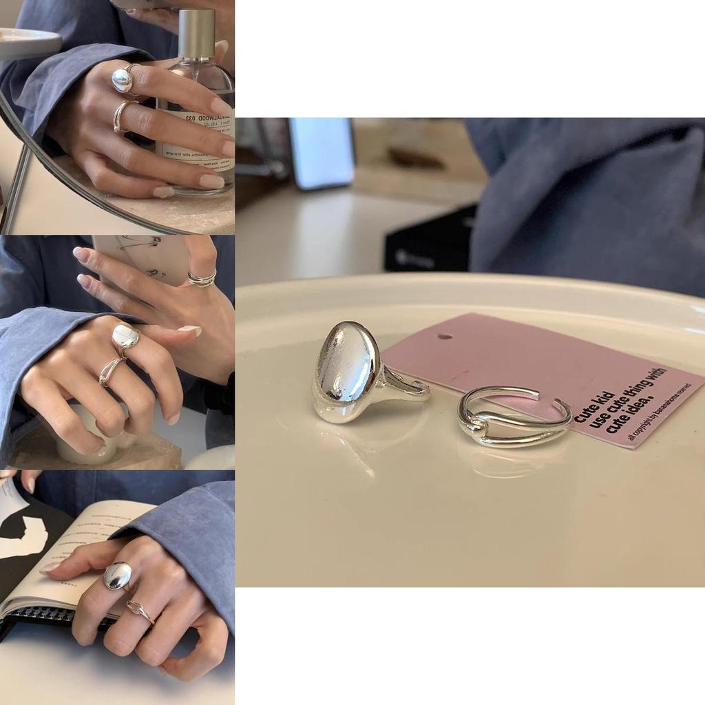 Elegant Geometric Copper Open Adjustable Ring For Women Stylish And Minimalist Design