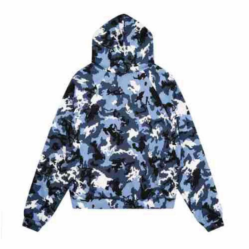 Mens Camo Hoodie Oversized Streetwear Sweatshirt Cotton Blend Fall Casual Wear