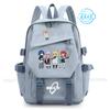 Anime JOJO Jonathan Joestar Golden Experience Daily Pack School Carrier with USB Port Laptop Compartment for Boys Girls Outing Bag
