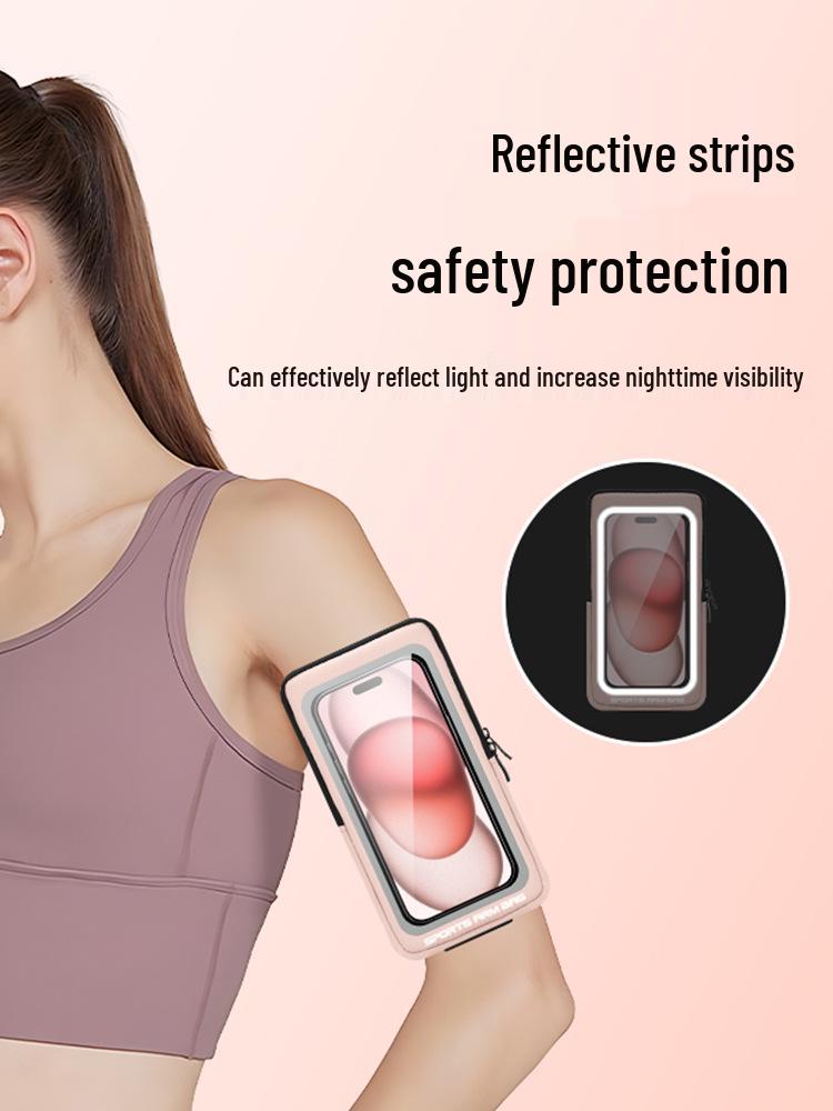 Unisex Waterproof Lightweight Running Armband with Coin Pocket