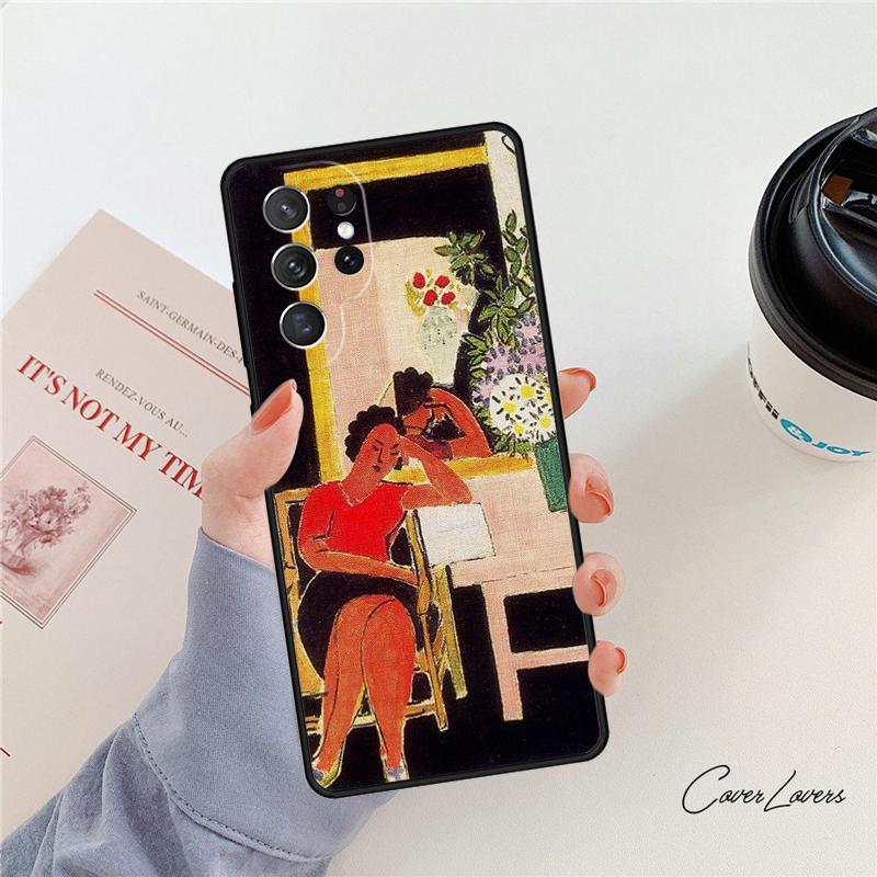 Henri Matisse Art Painting Phone Case For Samsung Galaxy S24 S25 S23 S22 Ultra Note 10 20 Plus S20 S21 FE Cover