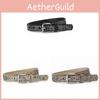 Modern Punk Alloy Belt With Rivets And Pin Closure For Men And Women Casual Wear Summer