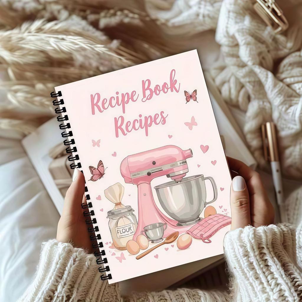 New arrival spiral recipe notebook cooking diary home recipe coil book