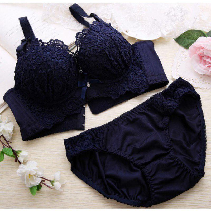 Cheap Push Up Bra Set Sexy Lingerie Underwear Women Panties And