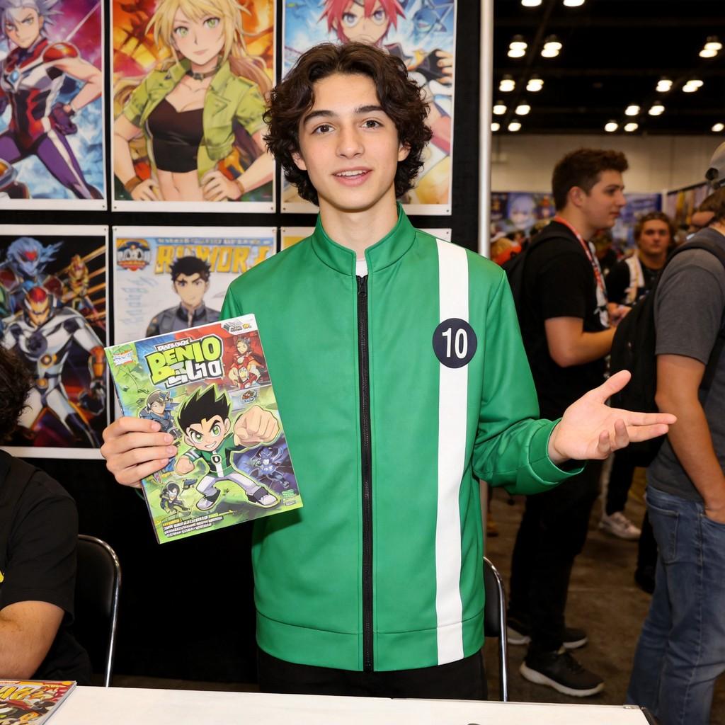 Ben 10 Alien Force Hoodie With Polyester Fabric For Cosplay And Anime Role Play